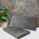 Auliget 6" 12" Rust Slate Peel And Stick Backsplash Wall Tiles, Pvc Faux Stone. Fixed Price $85.67.