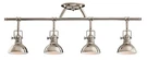 Kichler 7704PN Fixed 4-LIGHT Rail-light In Polished Nickel. Fixed Price $379.99.