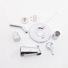 Cleveland Cornerstone 40311C Chrome Lever Faucet Shower Head W/ Trim Made In Usa. Fixed Price $52.24.