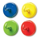 Multicolor Magnetic Storage Hooks Set Of 4 For Classroom Organization. Fixed Price $29.39.