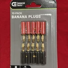 Commercial Electric 10 Pack Banana Plugs. Fixed Price $11.99.