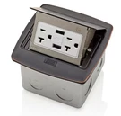 Pop-up Floor Box With Usb Charger & 20A Outlet, Bronze Finish Leviton. Fixed Price $43.99.