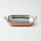 Ruffoni Historia Hammered Copper Roasting Pan With Artichoke Handle. Fixed Price $319.00.