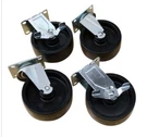 Husky G0502AC-US Inch Black Pp Caster Kit. Fixed Price $45.00.