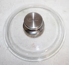 Eurocast Professional Series 8.5" Glass Stainless Steel Sauce-pot Lid 7.75". Fixed Price $24.99.