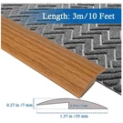 Flexible Edging Trim Strip For Thresholds - 10FT, Wood Grain. Fixed Price $29.59.