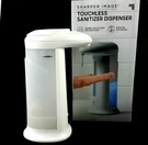 Sharper Image Touchless Hands Free Soap & Liquid Sanitizer Dispenser Motion Act. Fixed Price $15.99.