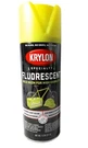 Pack Krylon Fluorescent Spray Paint Lemon Yellow 3104 Boldneon High Visibility. Fixed Price $44.99.