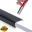 Yefanxi 20FT Peel Stick Vinyl Corner Trim, L-shape Black. Fixed Price $20.00.