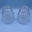 Litex Industries Clear Glass Floral Swirls Design Light Shade Sconce Replacement. Fixed Price $9.99.
