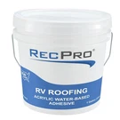 Recpro Rv 8010 Rubber Roof Adhesive 1GAL Water-based Universal Dicor Sealant. Fixed Price $73.95.