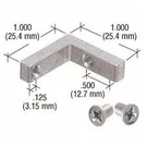 Lower Corner And Screws For Fixed Glass Frame By Laurence. Fixed Price $9.00.