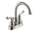 Delta Talbott Stainless Steel Finish Centerset Two Handle Bathroom Faucet. Fixed Price $120.00.