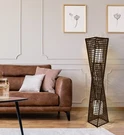 Artiva Usa Phuket 51" 2-LIGHT Handcrafted Rattan Floor Lamp , Dark Brown. Fixed Price $179.99.