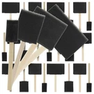 Art Supply Variety Foam Sponge Wood Handle Paint Brush Set (40 Pack). Fixed Price $12.99.