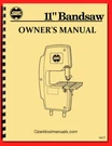Shopsmith 11" Bandsaw 630 Attachment Owner Instructions Parts Manual 505641 1417. Fixed Price $25.00.