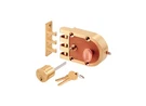 Fhc SE14327 Single Cylinder Deadbolt Brass Slam Lock With Flat And Angle Strikes. Fixed Price $166.58.