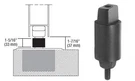 C.r. Laurence CRL9040S33 Floor Mounted Closer 1-5/16" (33.3MM) Collar Heigh. Fixed Price $20.84.