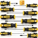 11-PIECES Magnetic Screwdriver Set 5 Phillips Flat Head Tips Magnetizer Tool. Fixed Price $13.20.