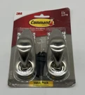 Command Hook Large Forever Classic Brushed Nickel FC13-BN-2ES New Sealed. Fixed Price $19.95.