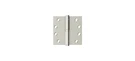 Hand 4" X Square Lift-off Hinge Bright Nickel Finish. Fixed Price $75.90.