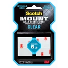 Scotch Double-sided Mounting Strips: 1 In. X 3 (clear). Fixed Price $8.49.