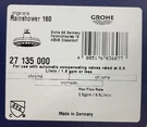 Grohe 27135000 Rainshower Multi-function Head Starlight Chrome *read*. Fixed Price $79.99.