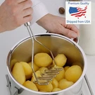 Stainless Steel Handle Masher & Ricer Potatoes Vegetables Tool!. Fixed Price $8.99.