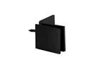 Adjustable Glass Clamp Square - Wall Mount For 3/8" To 1/2" Matte Black. Fixed Price $24.28.