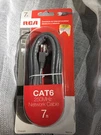Rca 7' CAT6 New 250 Mhz Ethernet Network Patch Cable TPH630 Internet Connect. Fixed Price $7.00.