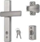 Ideal Security El Keyed Storm Door Lever Mount Latch With Deadbolt Satin Chrome. Fixed Price $6.95.