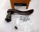 Baldwin 5455V.452.MR Distressed Antique Nickel Pair Of Solid Brass Levers. Fixed Price $19.99.