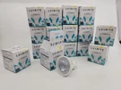 Lot Of Luxrite MR16 Led Bulbs Enclosed Fixture Rated GU10 3000K 500LM 120V. Fixed Price $51.30.