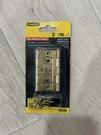 Stanley Non-mortise Hinges Sets/pair Of 3 46-0815 CD815 Bright Brass Finish. Fixed Price $30.97.
