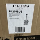 Feiss Lucia Burnished Silver Contemporary Chandelier Pendant By Murray. Fixed Price $254.96.