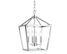 Jonathan 12" Chrome Lantern Pendant Light, 1-LIGHT Pagoda Style JYL7436C. Fixed Price $90.01.