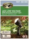 10 Pack Hampton Bay 20W Led Low Voltage Spotlight Metal Black Landscape Lights. Fixed Price $139.99.