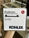 Kohler K-R27241-BL Rubicon 16 Inch Grab Bar Matte Black 1005-115-702. Fixed Price $54.95.