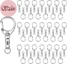 50 Pcs Lobster Key, Keychain Clip, Swivel Clasps Lanyard Snap Hook, Diy Cr. Fixed Price $17.35.
