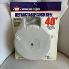 Vintage Nhp Retractable Cord Line 40 Ft Reel All Purpose Heavy Duty New Nos Rare. Fixed Price $22.94.