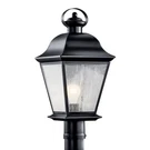 Kichler Mount Vernon 1 Outdoor Post Light, Black - 9909BK. Fixed Price $519.99.