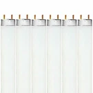 Luxrite F17T8/865 17W 2 Ft Fluorescent Tube Light 6500K 1350LM G13 6-PACK. Fixed Price $47.95.
