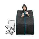 Smartmak Far Infrared Sauna With Hat, Portable Personal Full Body Home Spa Te.... Fixed Price $272.40.