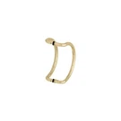 12" Brass Glass Mounted Curved Pull Handle By Laurence. Fixed Price $144.45.