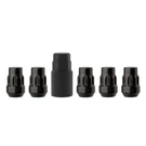 Black M12X1.50 Wheel Locks Bulge 1.4" Tall Pack. Fixed Price $49.00.