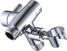 Chrome Metal Arm Diverter With Handshower Mount For Held Showerhead. Fixed Price $20.98.