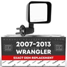 Passenger Side Mirror For Jeep Wrangler - Manual Fold, Convex Glass. Fixed Price $59.84.