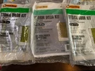 Storm Door Kit 3'W 7'L W/ Nails & Framing Strips Lot X3PKS Frost King P784. Fixed Price $22.99.