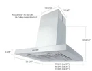 Kobe ISX2130SQB-2, 280 680 Cfm Inch Wide Island Range Hood With Quietmode. Fixed Price $491.35.