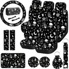 15 Pieces Moon And Stars Car Seat Cover Full Set For Women Upgrade Thick .... Fixed Price $65.00.